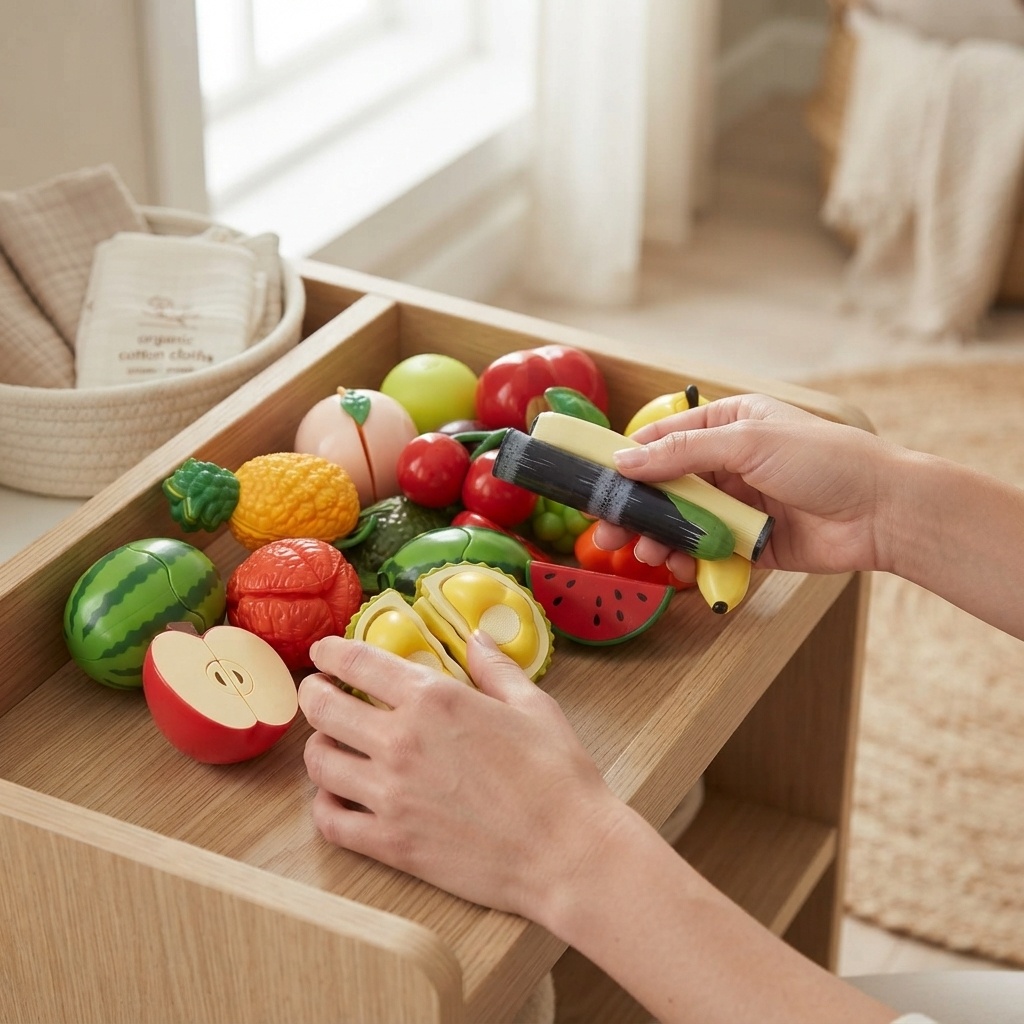 2026年版 モンテッソーリ ごっこ遊び用食品おもちゃ 1個 - Kitchen Kids Baking Set のレビューと価格