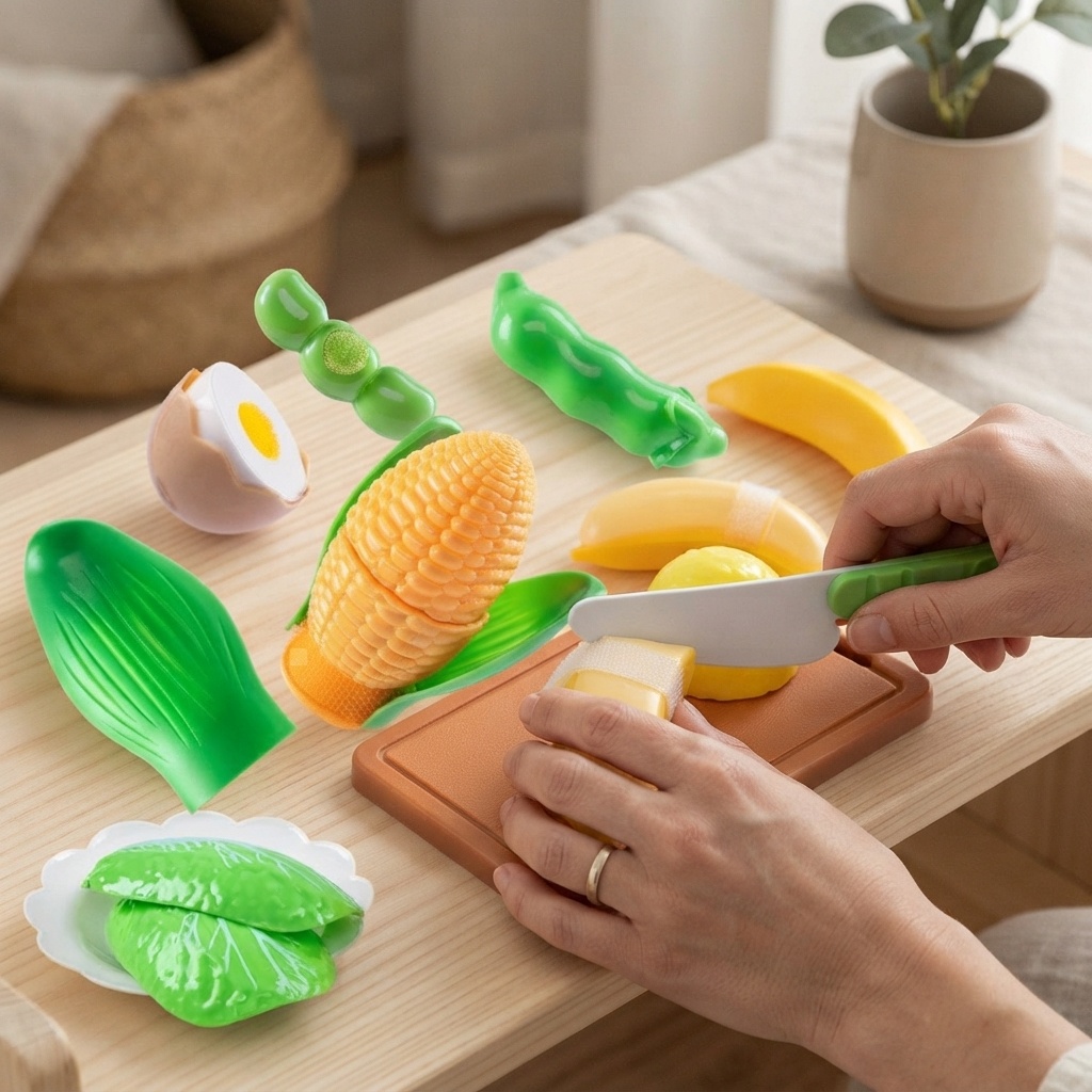 2026年版 モンテッソーリ ごっこ遊び用食品おもちゃ 1個 - Kitchen Kids Baking Set のレビューと価格