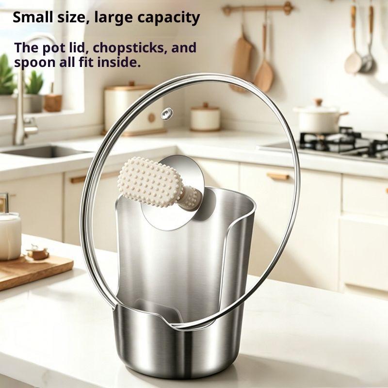 2-in-1 ステンレス製スプーンホルダー兼蓋立て。スプーン - Kitchen Baking Rack のレビューと価格