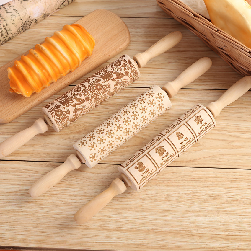 ホットローリングピンベーキングツール,クッキーダン,パターン - Kitchen Roller Baking のレビューと価格