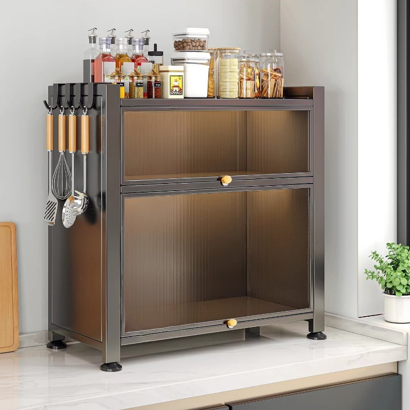 ステンレス製キッチン スパイスラック、防塵カウンタートップ棚 - Kitchen Baking Rack のレビューと価格