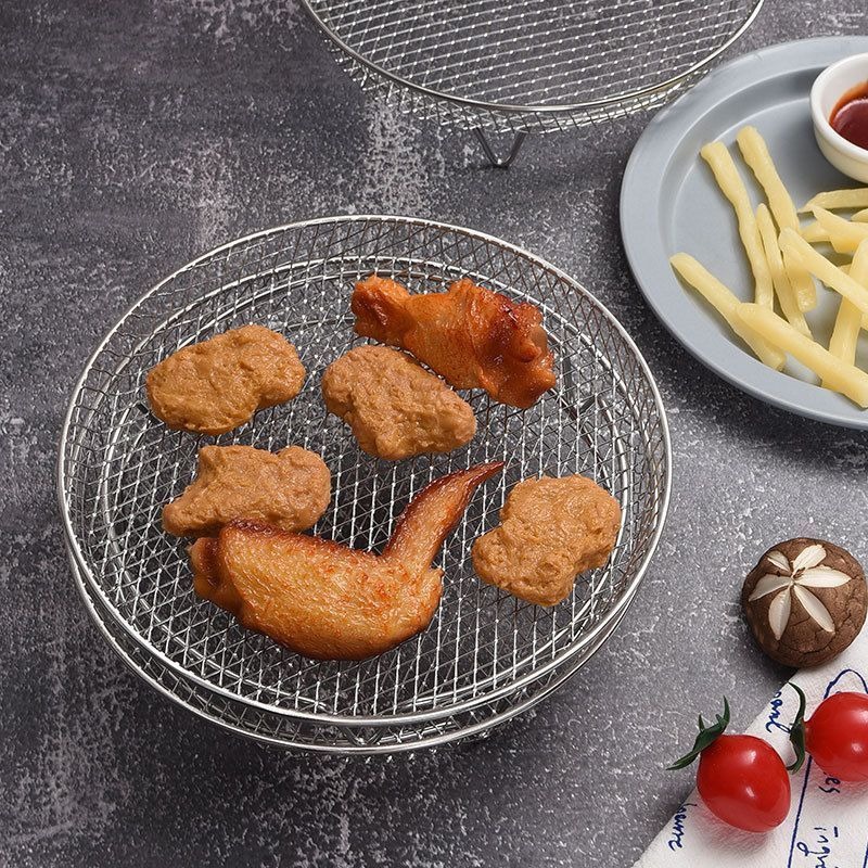 304ステンレス製、3段重ね可能な冷却ラック。エアフライヤー - Kitchen Baking Rack のレビューと価格