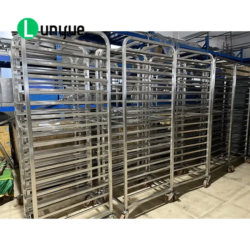 18段式アルミ製ベーキングラック 1780x650x470m - Kitchen Baking Cart のレビューと価格