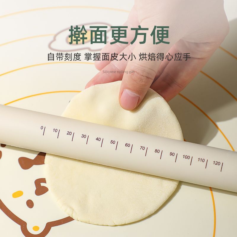 食品グレードのシリコン製麺棒。焦げ付き防止加工が施されており - Kitchen Roller Baking のレビューと価格