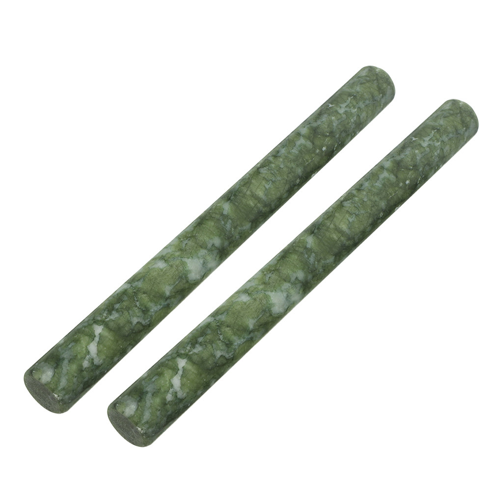 天然大理石製の麺棒2本セット。焦げ付き防止加工。26cm。餃 - Kitchen Roller Baking のレビューと価格