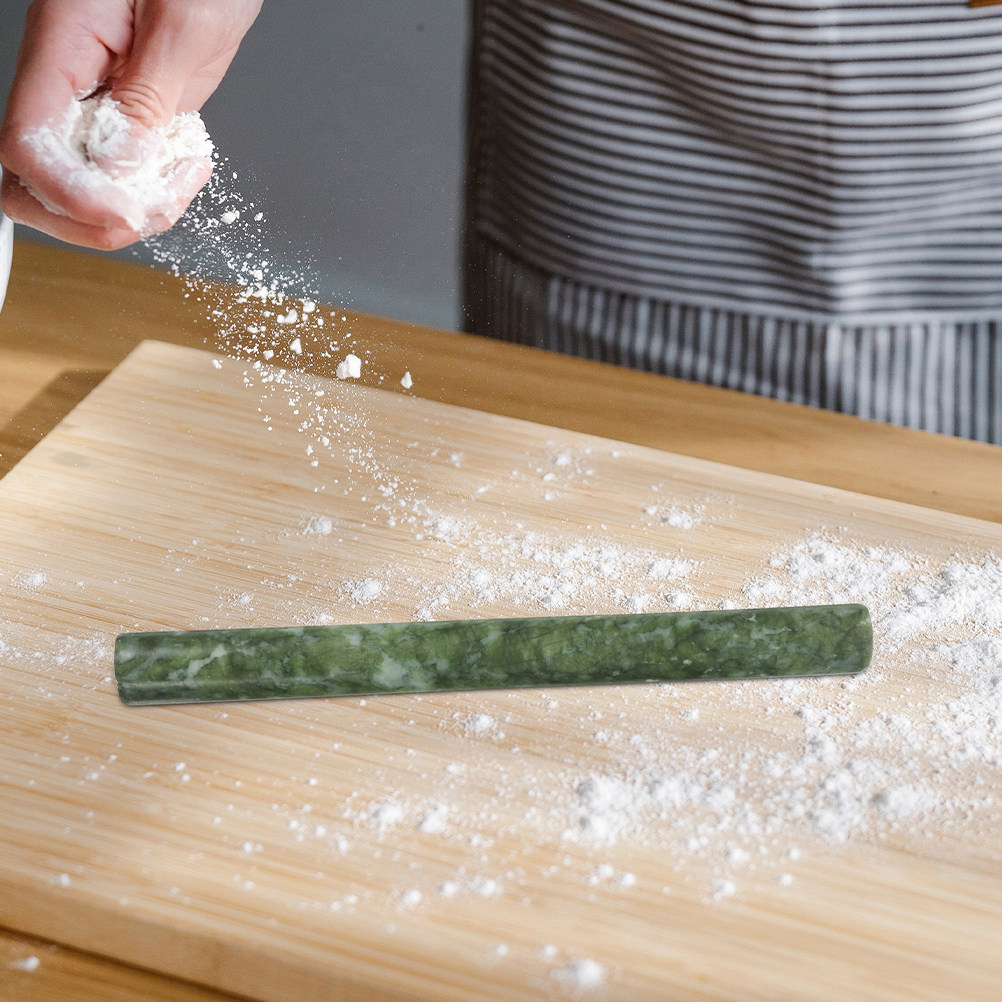 天然大理石製の麺棒2本セット。焦げ付き防止加工。26cm。餃 - Kitchen Roller Baking のレビューと価格